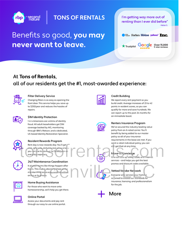 Nice 2 bedroom, 2 bath duplex on the Westside property image