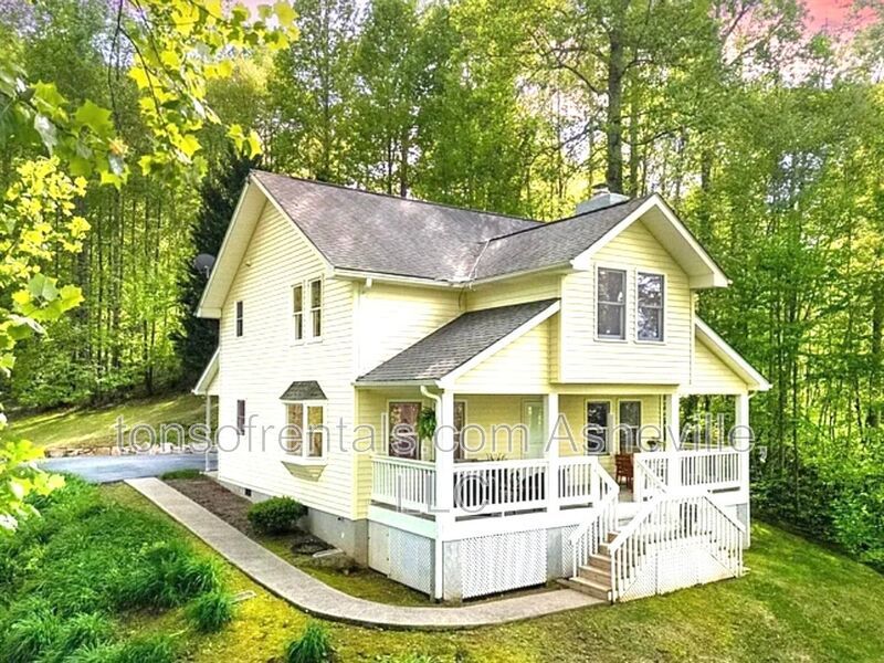This beautiful freshly painted single-family home in Pisgah Forest, NC offers 3 bedrooms, 2.5 bathrooms, and multiple living spaces including a bonus room and a gas fireplace. property image