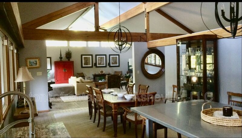 Welcome to your dream home in Arden, NC. This stunning 5-bedroom, 3.5-bathroom house is nestled on a 20-acre lot at the end of a cul-de-sac, offering breathtaking lake views. property image