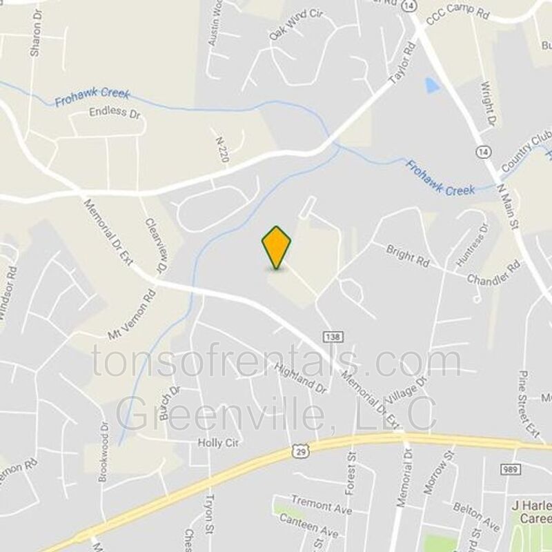 Beautiful townhome in Greer! Water, trash, pest control and lawncare included. property image